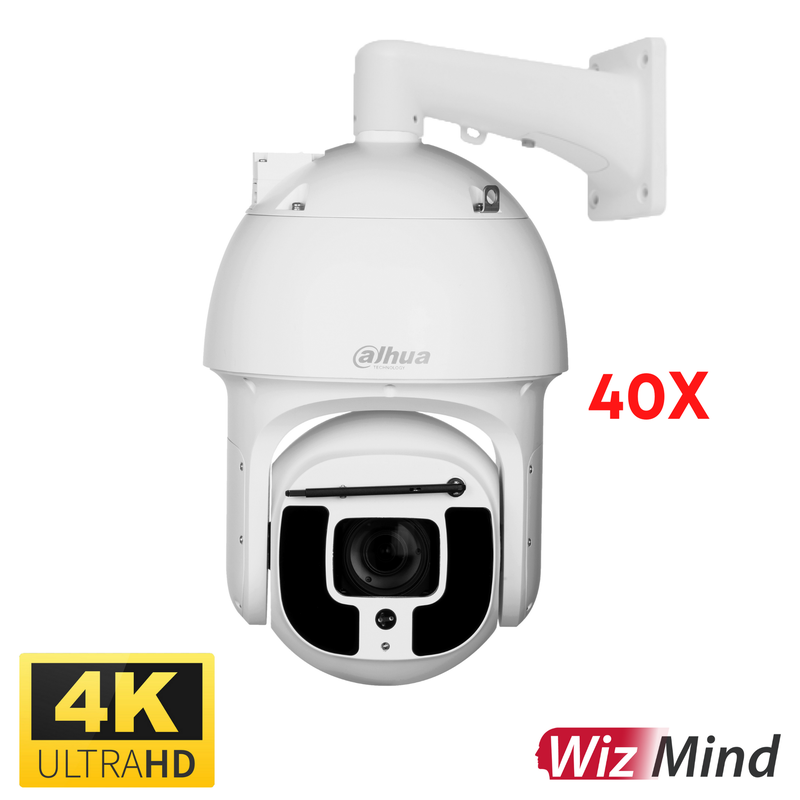 4K 40x Starlight+ IR WizMind Network PTZ Camera